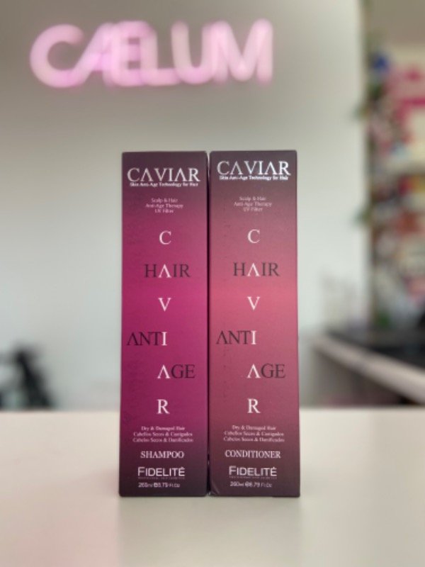 Producto - Shampoo y acondicionador para cabellos secos y castigados FIDELITE