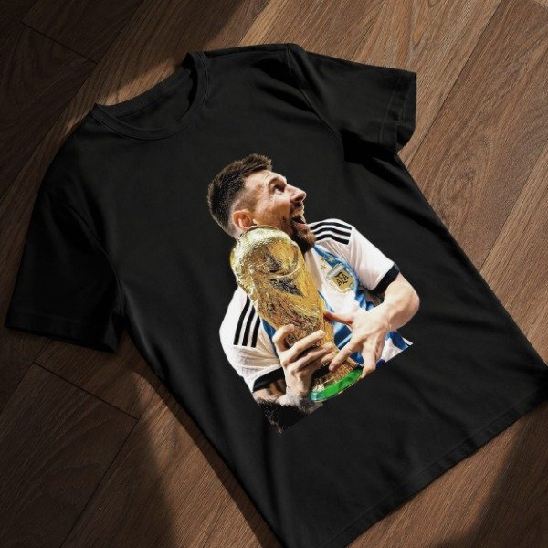 Producto - Remeras / Negro / Messi copa - 0