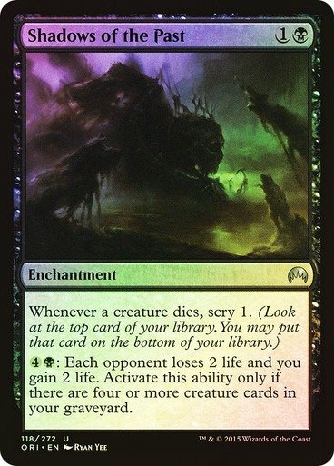 Producto - Shadows of the Past Foil  Magic Origins