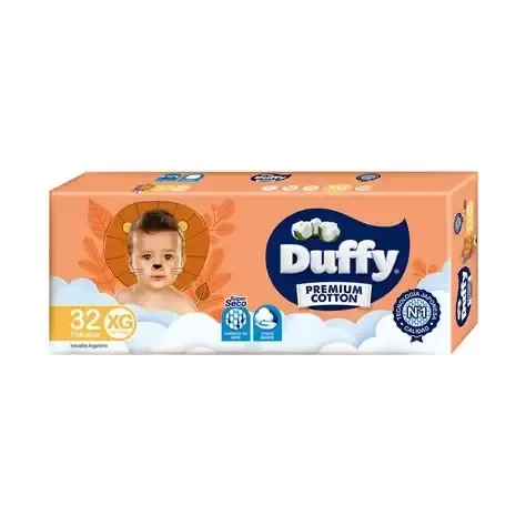 Producto - PAÑALES DUFFY PREMIUM COTTON XG X32