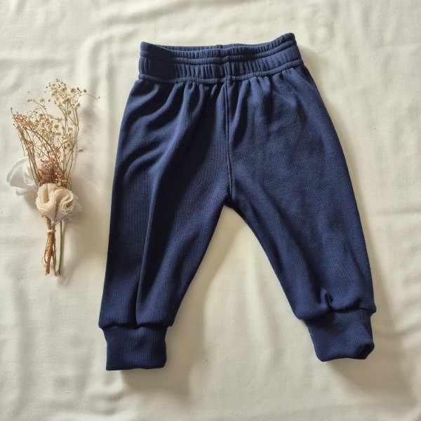 Producto - Pantalon de morley frisado azul