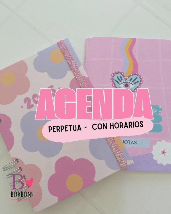 Producto - Agenda Perpetua CON HORARIOS