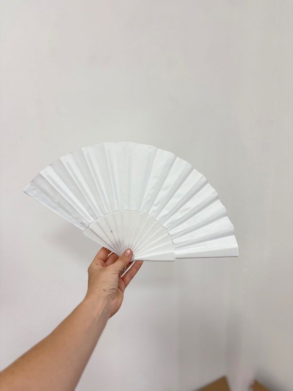 Producto - Abanico blanco liso