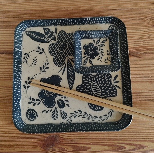 Producto - Set Sushi Cuadrado Flor - a pedido