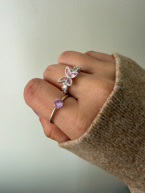 Producto - Anillo cristal Rosa