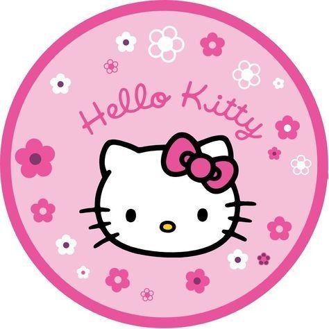 Producto - Lamina comestible redonda 20cm hello kitty 2