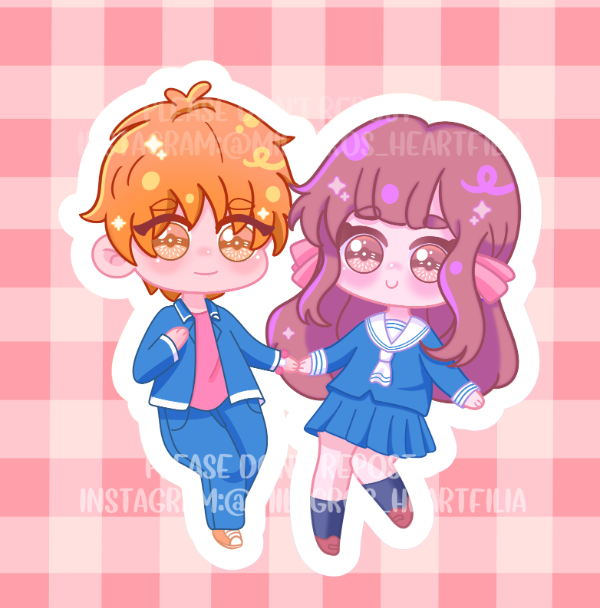 Producto - Sticker - Tohru y Kyo
