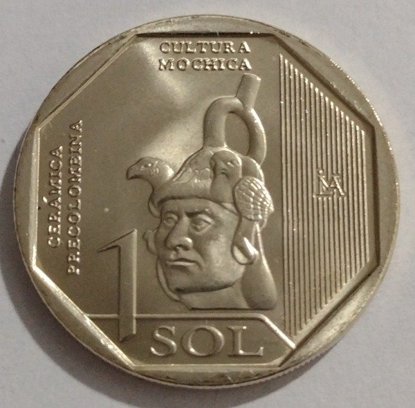 Producto - Perú 1 sol serie "cerámica precolombina".  (2) Cultura Mochica 2024