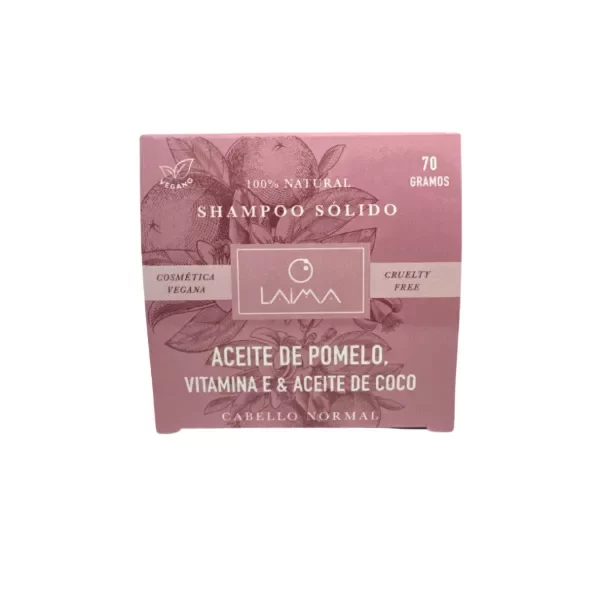 Producto - SHAMPOO SOLIDO AC POMELO , VIT E Y ACEITE DE COCO( C NORMAL) LAIMA x 70g