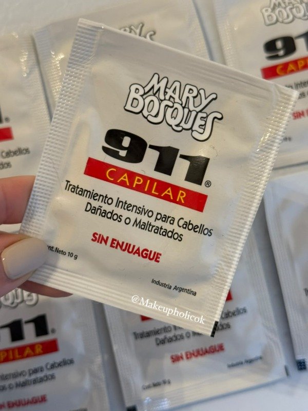 Producto - TRATAMIENTO INTENSIVO PARA CABELLOS DAÑADOS  911 SIN ENJUAGUE - MARY BOSQUES