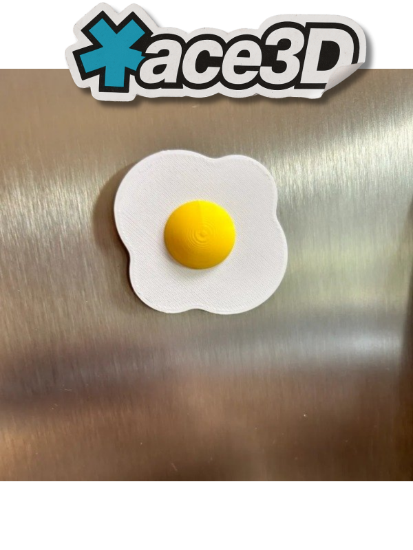 Producto - Imán Decorativo Huevo Frito para Heladera