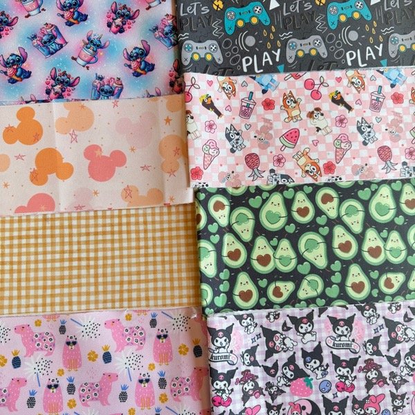 Producto - Pack retazos variados cordura 12cm, 13cm y 14cm