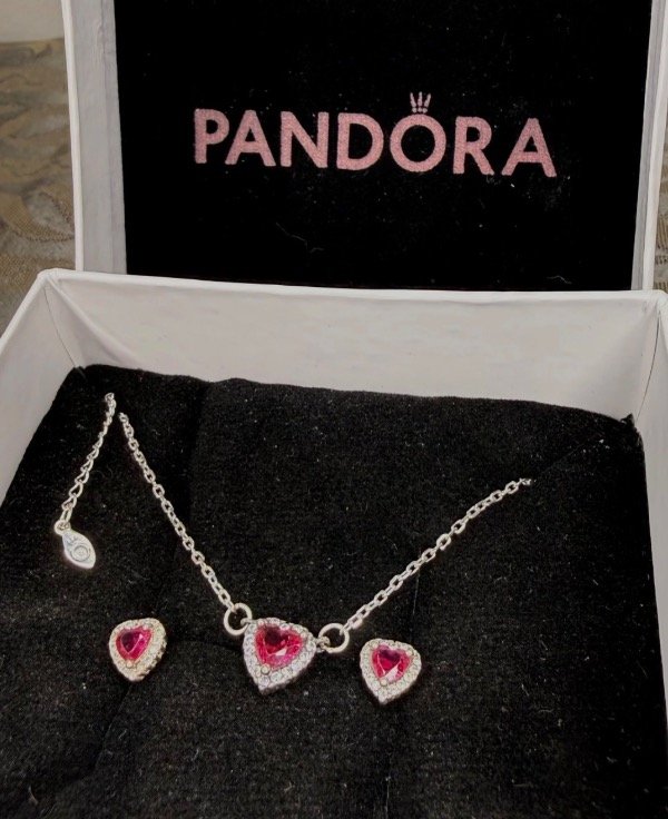Producto - Conjunto Pandora Red-Plata S925