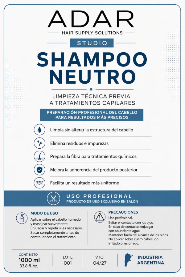 Producto - Shampo neutro pre tecnico 1L