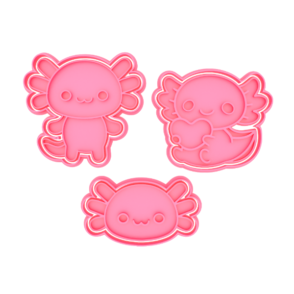 Producto - Cortante De Galletitas Set X3 Axolote 1 -ei