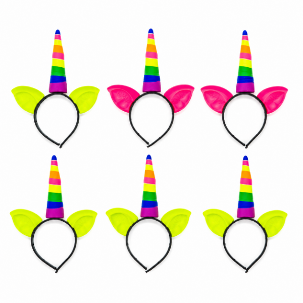 Producto - Vincha unicornio orejas + cuerno arcoiris - 0