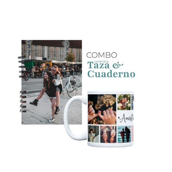 Producto - Taza cerámica + Cuaderno