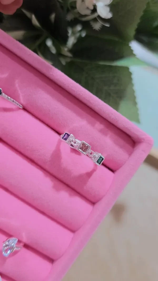 Producto - Anillo 3 cubic color AB