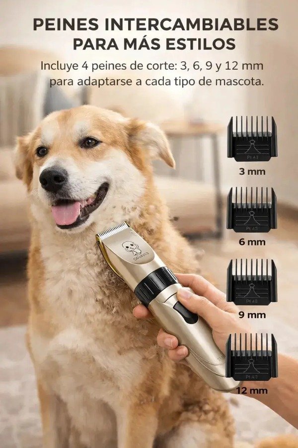 Producto - Maquina Cortadora De Pelo Para Mascotas Recargable USB Inalámbrica - 3