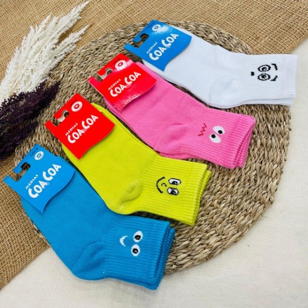 Producto - ART 2600T2- COA COA- Docena Medias Tenis (1/3 Caña) Algodon