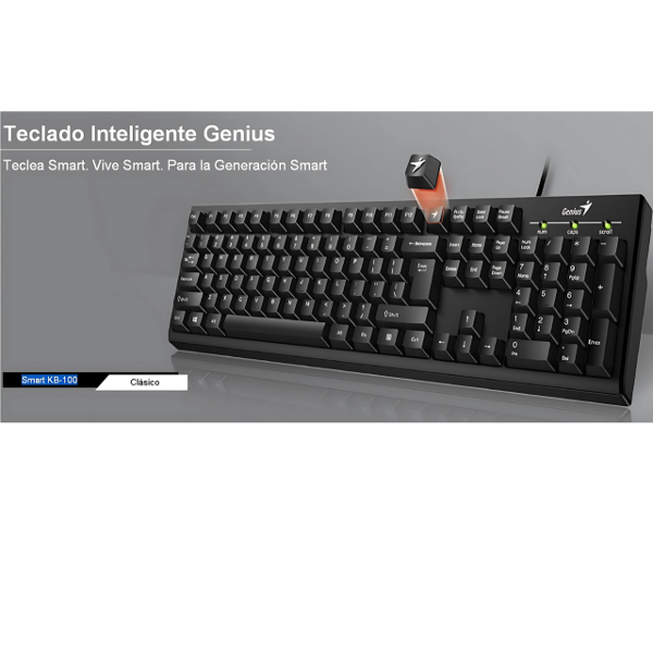 Producto - TECLADO USB KB-100 SMART GENIUS