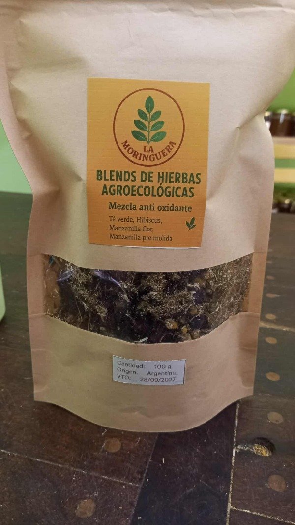 Producto - Blends hierbas Agroecológicas por 100 gr Mezcla Anti Oxidante
