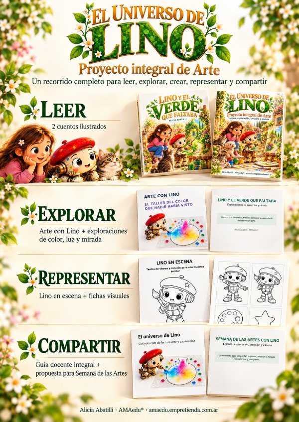 Producto - EL UNIVERSO DE LINO (Proyecto Integral de Lectura y Arte) - 2