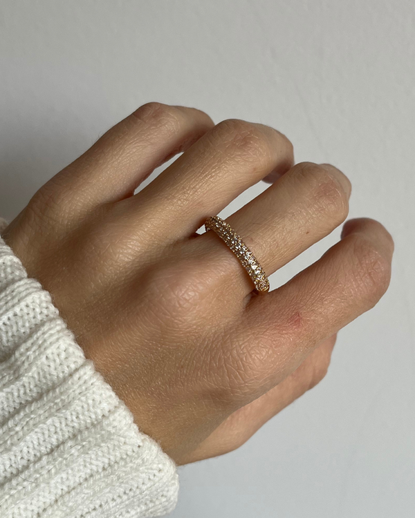 Producto - Anillo clásico dorado N17