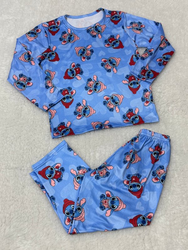 Producto - Pijama Niño - Stitch Celeste