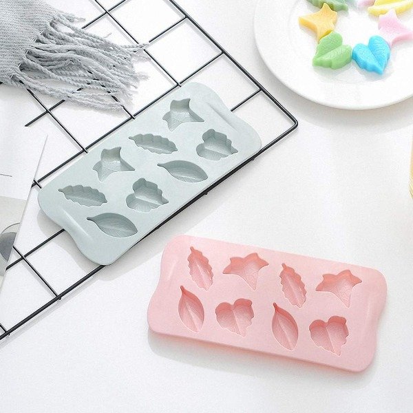Producto - Molde silicona x8 hojas medianas - 3
