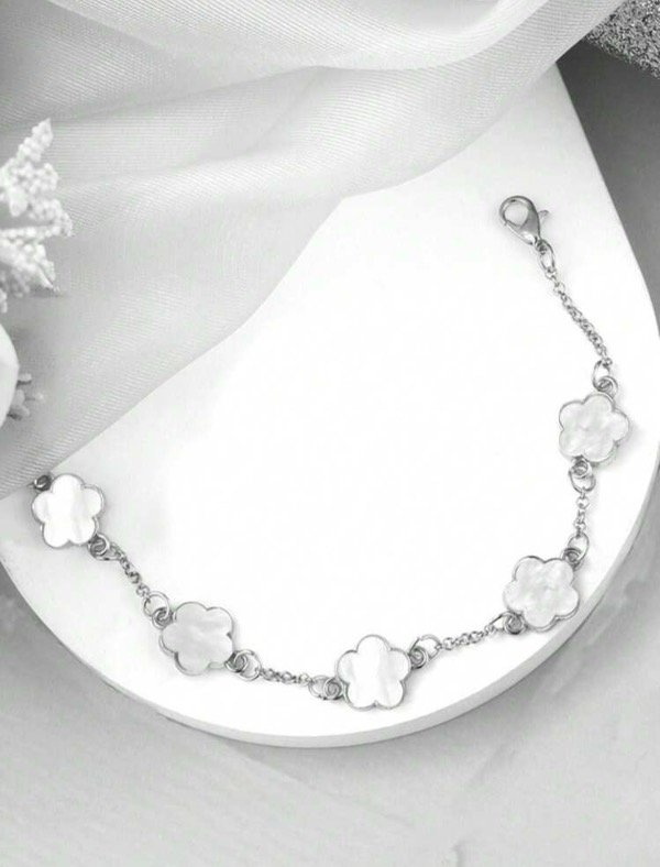 Producto - Pulsera Trébol Blanco
