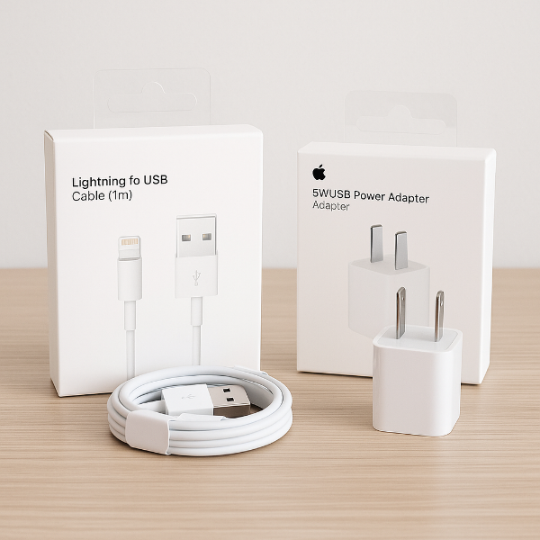 Producto - COMBO CARGADOR USB + CABLE LIGHTNING PARA IPHONE
