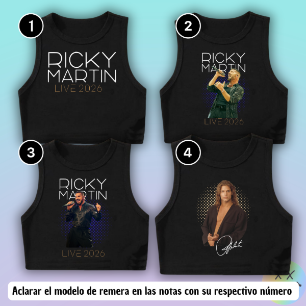 Producto - Musculosas Ricky Martin #1