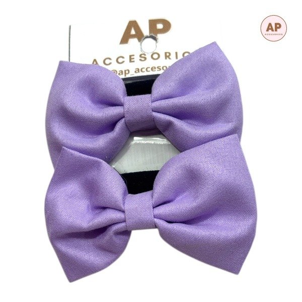 Producto - PAR MOÑO MEDIANO LILA - AC2694