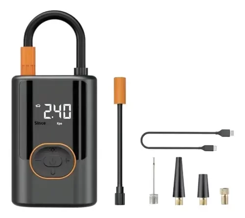 Producto - Inflador Eléctrico Portátil LAMBOTECH C-006 Recargable + LINTERNA + POWER BANK - 1