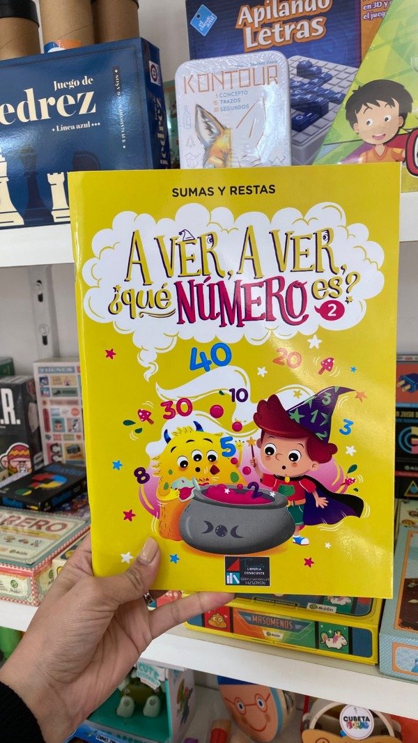 Producto - Libro " A ver, a ver qué número es 2" - Sumas y restas