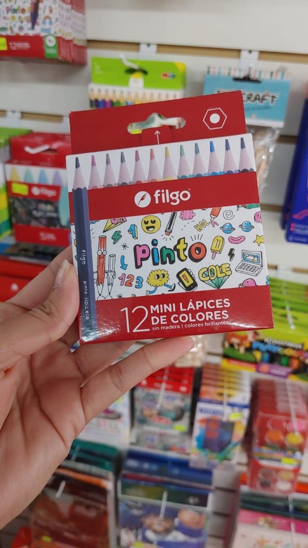 Producto - Lapices de Colores Filgo cortos x12 Uni.