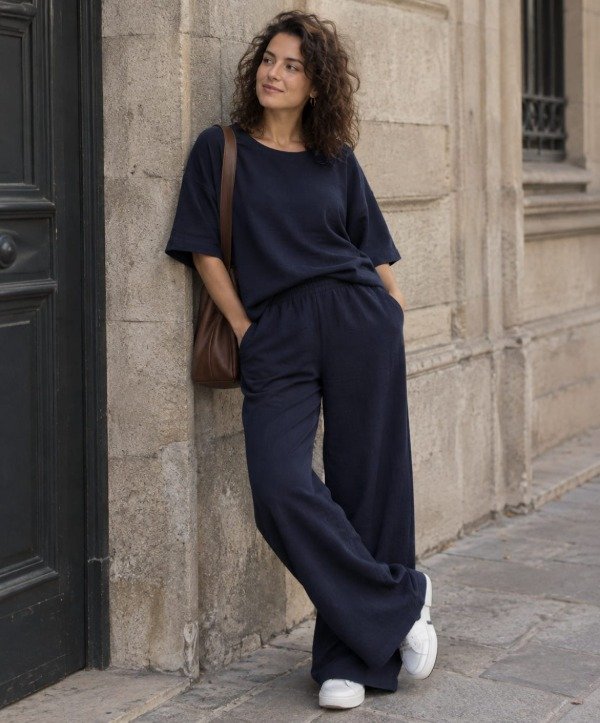 Producto - Conjunto de Lino con Blusa - 1