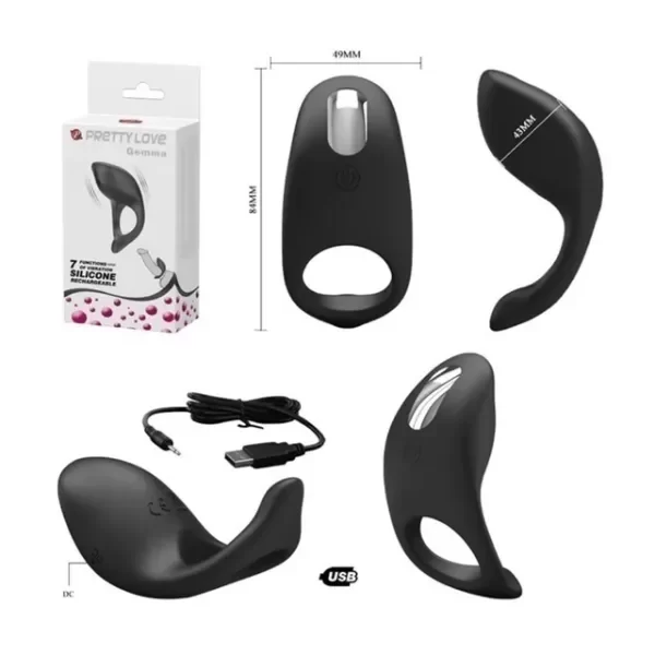 Producto - Anillo Pretty Love Rabbit Vibrator USB