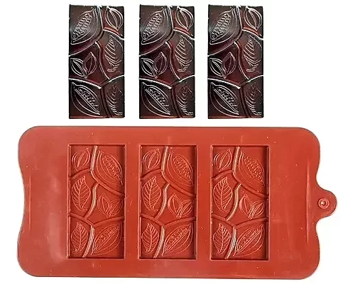 Producto - Molde silicon tableta hojas de cacao