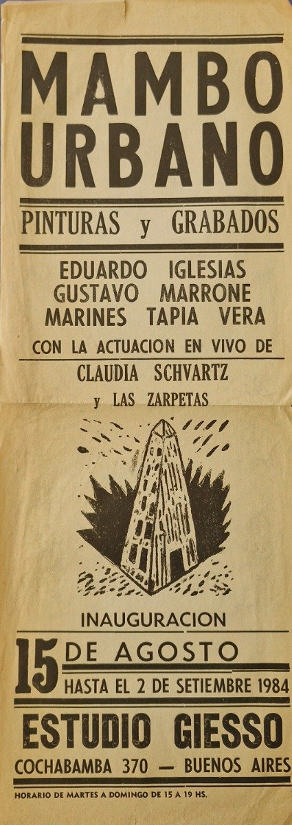 Producto - Iglesias Brickles, Marrone, Tapia Vera - Mambo Urbano (Afiche) - 0