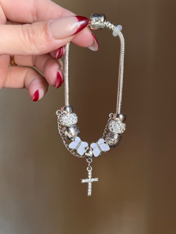 Producto - Pulsera cruz fina