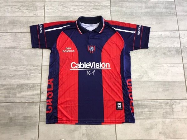 Camiseta retro de San Lorenzo 1998 titular