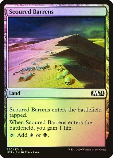 Producto - Scoured Barrens Foil  Core Set 2021