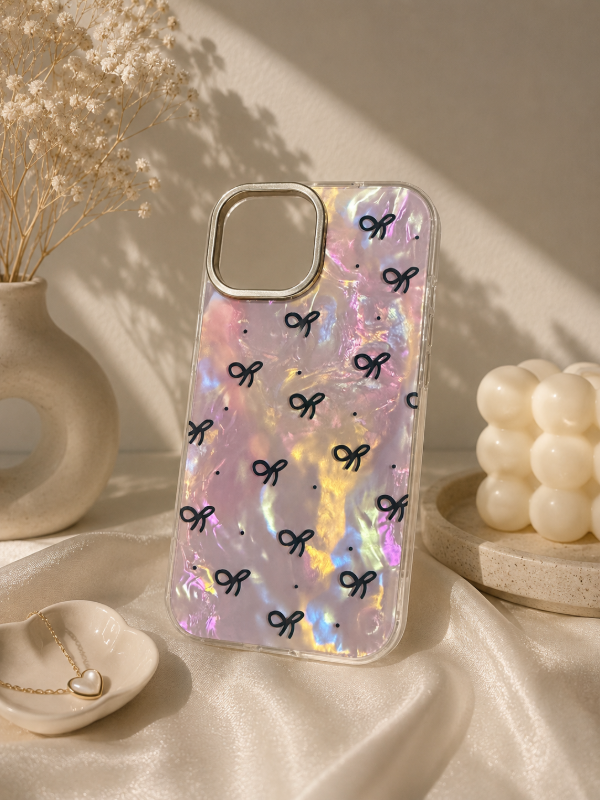 Producto - Funda tornasolada moños