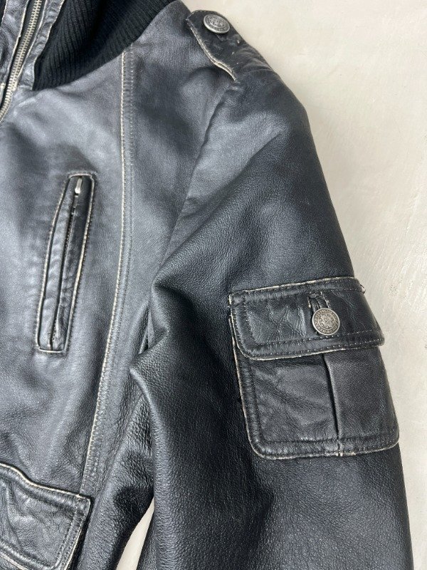 Producto - Leather Bomber Jacket - 6
