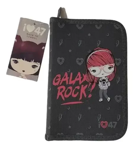 Producto - 47 Street Cartuchera Galaxy Rock (gris)