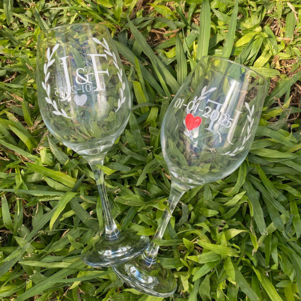 Producto - Copas de vidrio x10 personalizadas