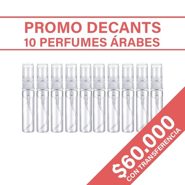 Producto - PROMO DECANTS ÁRABES 5 ML. - 10 x 60.000