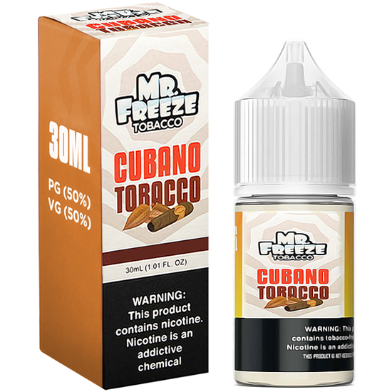 Producto - MR FREEZE SALT TOBACCO CUBANO